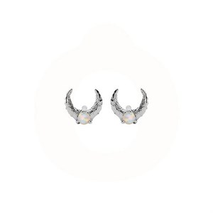 Nynette øreringe i sølv fra Maanesten | 9618c